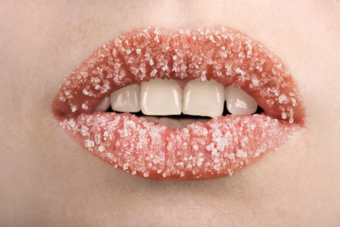 sweet lips with sugar