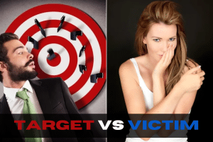 target vs victim